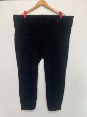 Torrid 3X Ponte Leopard Pixie Pant